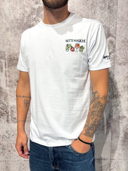 T-Shirt bianca Notti Magiche