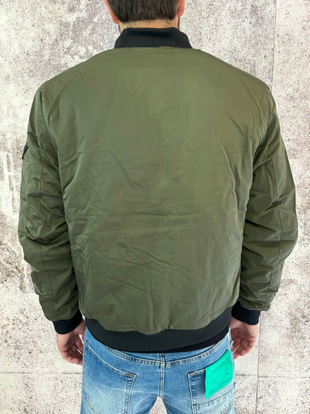 Giacca bomber verde militare