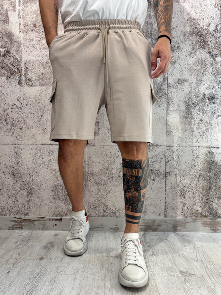 Bermuda tuta tasconato beige