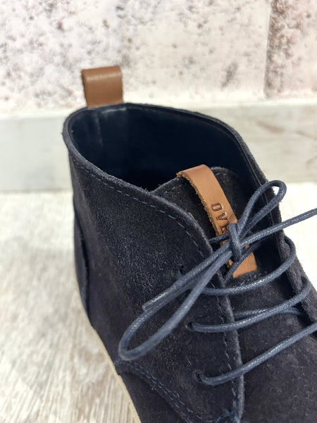 Polacchino camoscio blu