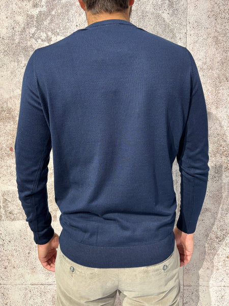 Maglioncino basic blu art. M01