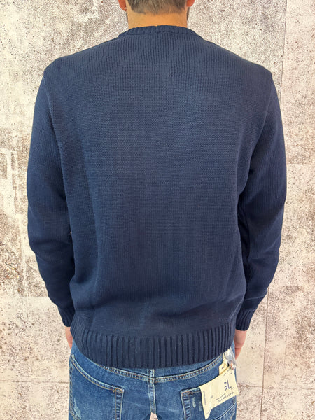 Maglione blu navy Courmayeur