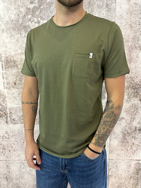 T-Shirt taschino verde militare