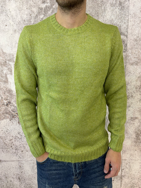 Maglione paricollo oliva m35