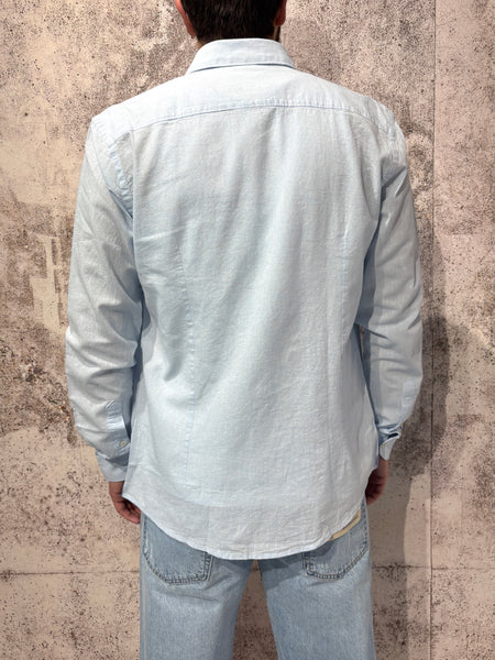Light blue Linen/Cotton Shirt