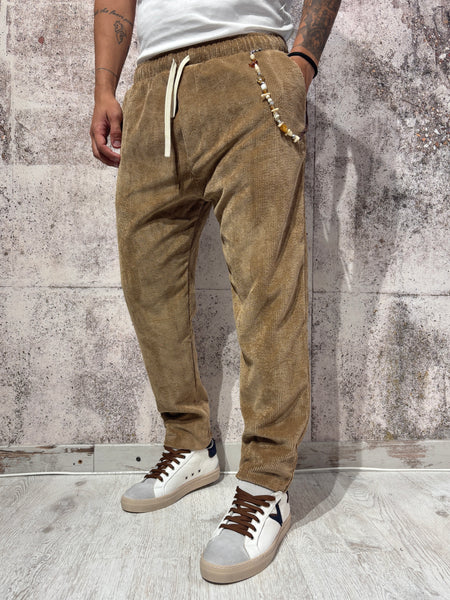 Pantalaccio velluto costine cammello art. P66