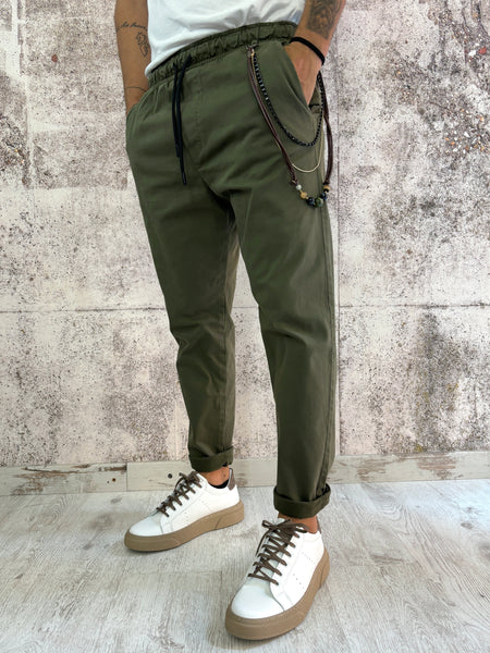 Pantalaccio militare tessuto jeans