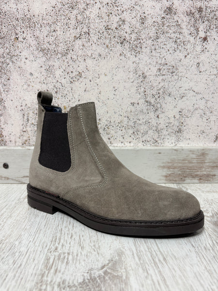 Stivaletto Chelsea camoscio tortora