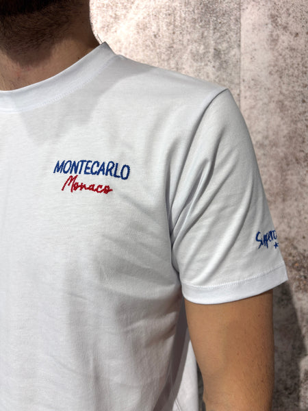T-Shirt bianca Montecarlo