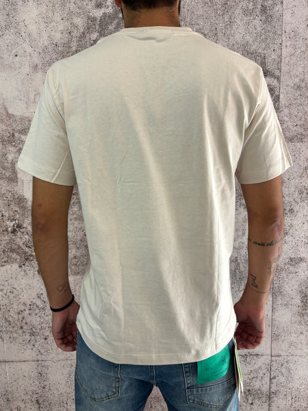 T-Shirt beige toppa fantasia orsetto