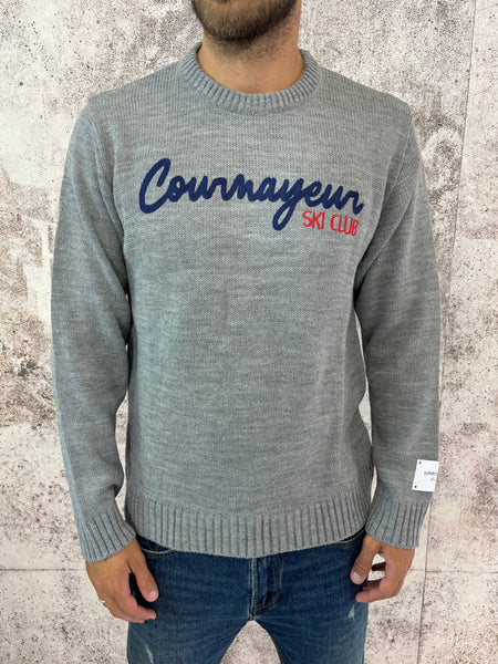 Maglione grigio Courmayeur