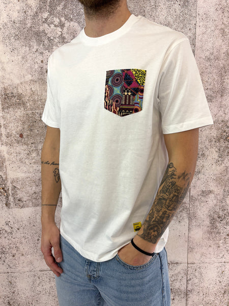 T-Shirt bianca taschino fantasia 58w