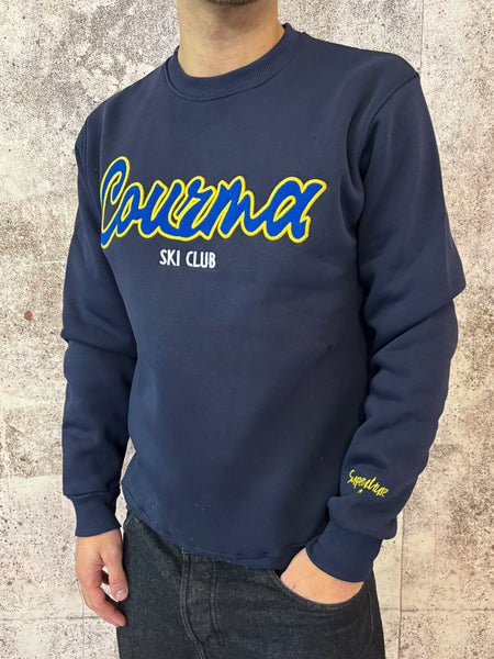 Felpa blu Courma sky club