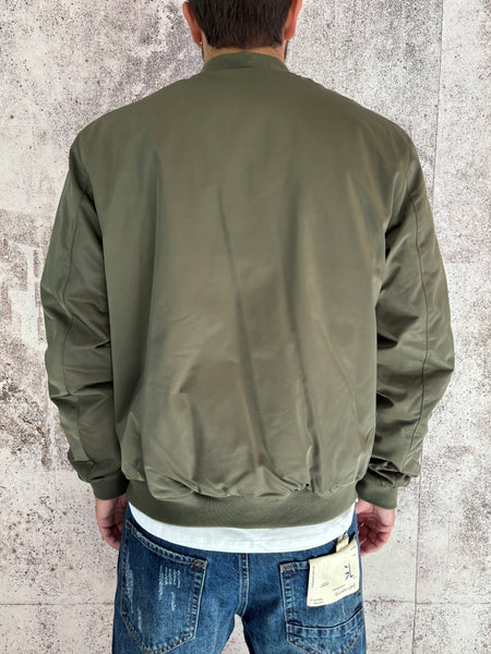 Giubbotto bomber verde militare