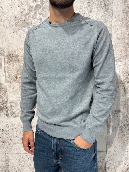 Maglioncino girocollo grigio art. 35232