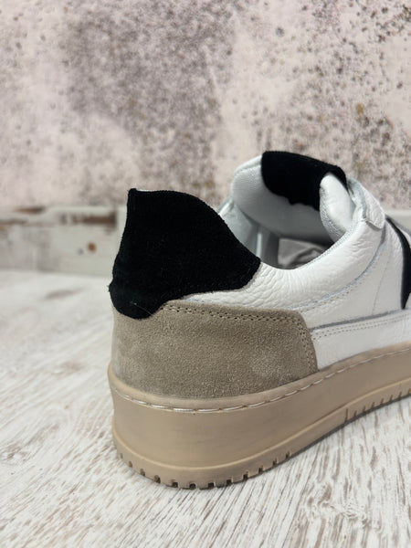 Sneakers College bianca/nera