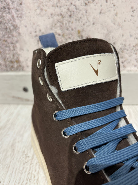Stivaletto Teddy moro/azzurro
