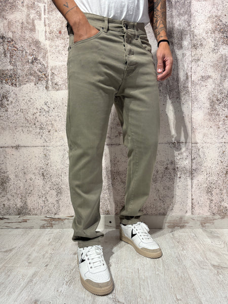 Jeans beige Carrot fit P12