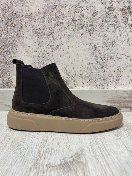 Stivaletto Beatles sport camoscio moro