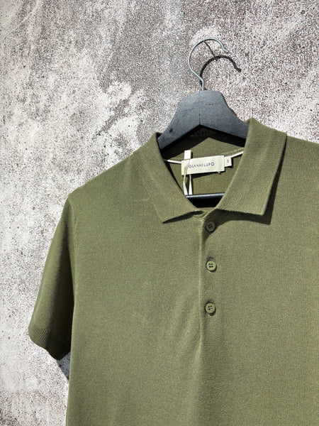 Polo in maglia m/m militare