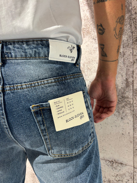 Jeans Cropped fit art. BL63
