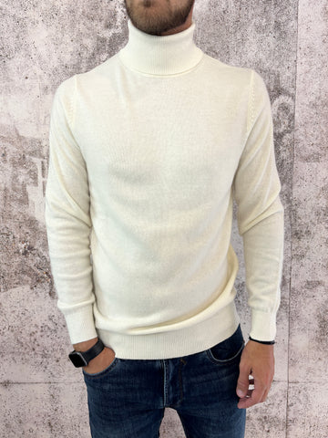Dolcevita panna misto cashmere