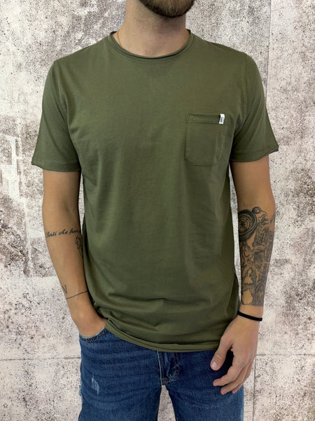 T-Shirt taschino verde militare