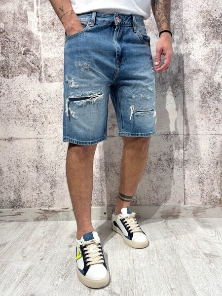 Denim shorts style GL09