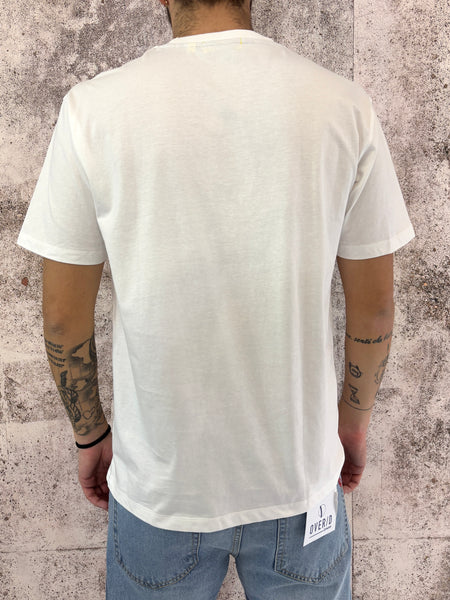T-Shirt bianca taschino fantasia 55w