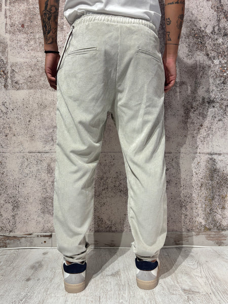 Pantalaccio velluto costine panna art. P66
