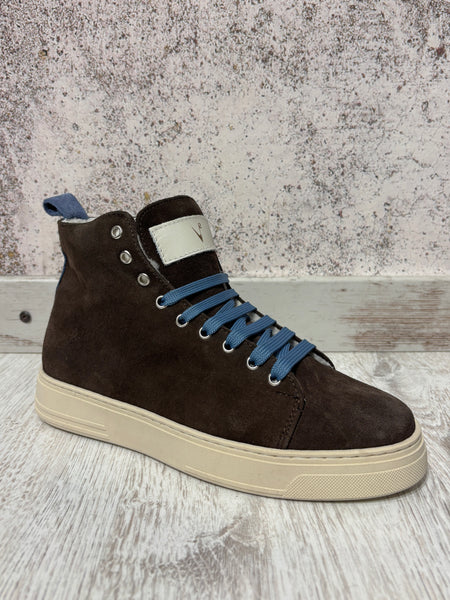 Stivaletto Teddy moro/azzurro