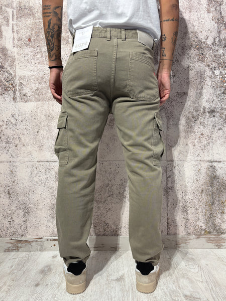 Pantalone cargo beige P14