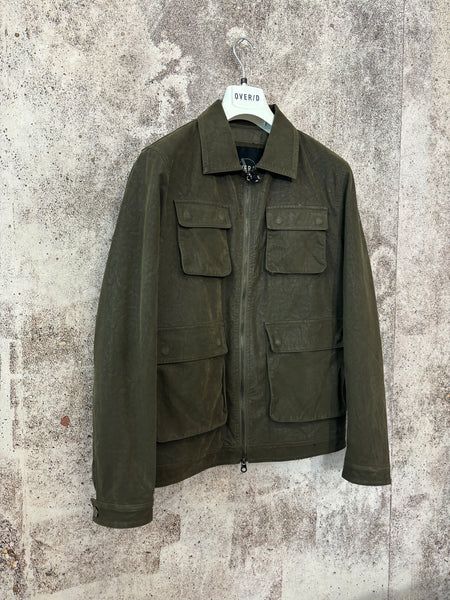 Field Jacket verde militare ecopelle