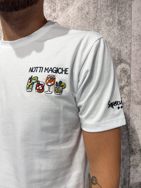 T-Shirt bianca Notti Magiche