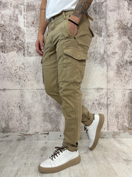 Pantalone cargo camel GL63