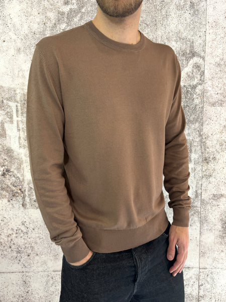 Maglioncino basic tabacco