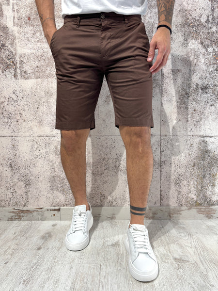 Bermuda chino cioccolato