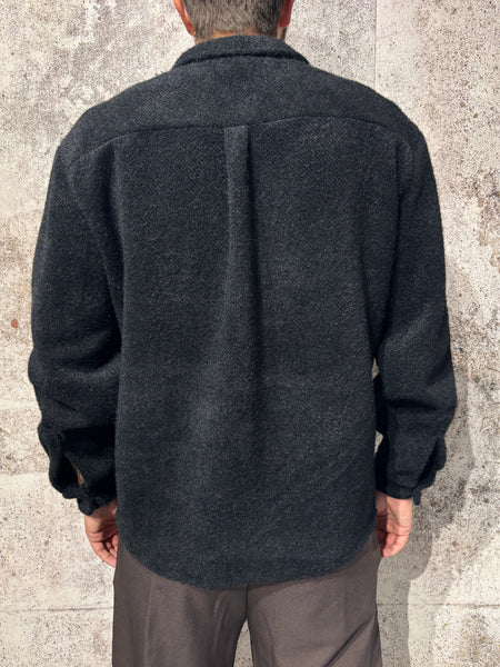 Giacca overshirt Teddy nera