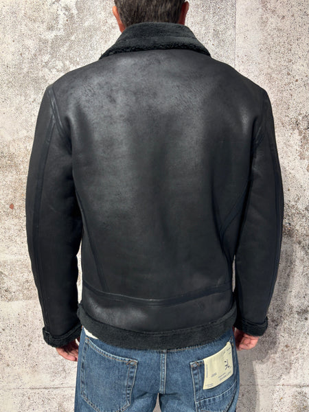 Montone ecopelle nero J23