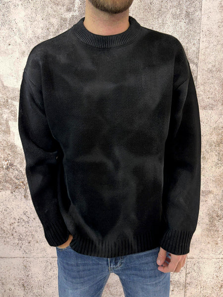 Maglione sfumato nero