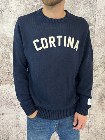 Maglione blu Cortina