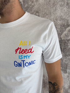 T-Shirt bianca My Gin Tonic