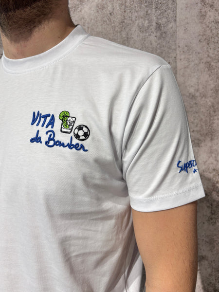 T-Shirt bianca Vita da Bomber