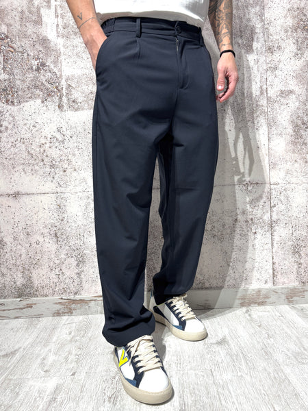 Pantalone palazzo blu