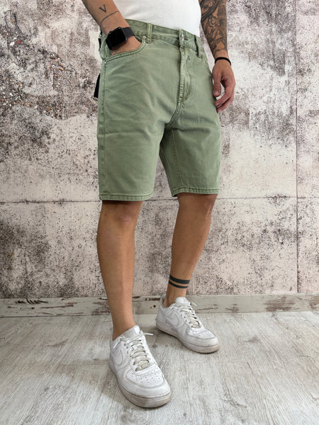 Bermuda jeans verde