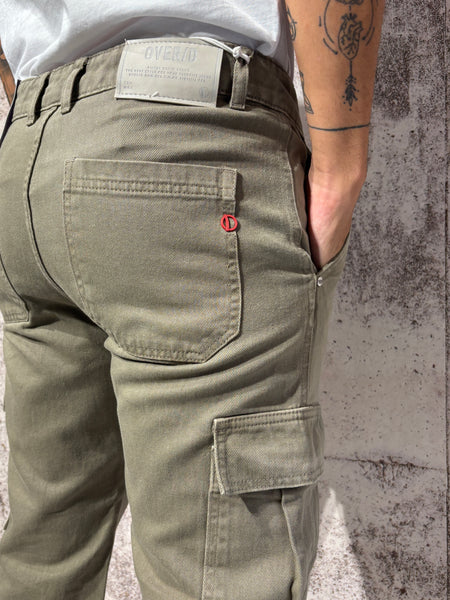 Pantalone cargo beige P14
