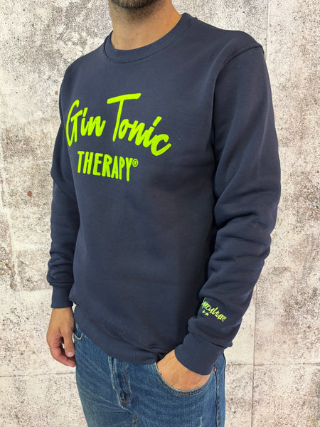 Felpa blu Gin Tonic therapy