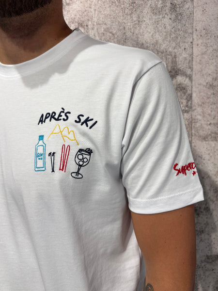 T-Shirt bianca Apres Sky