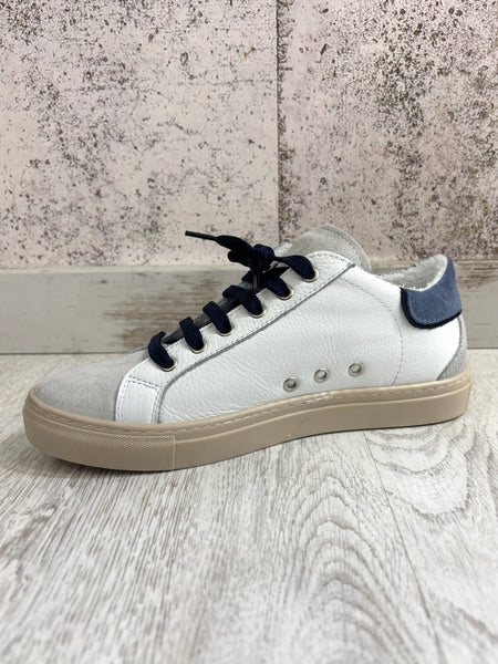Sneakers Olympic bianca/jeans/blu