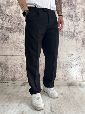 Pantalone a palazzo nero
